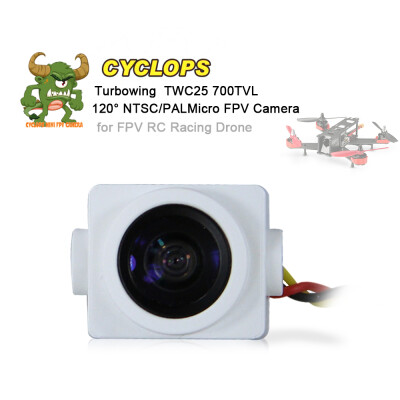 

Turbowing CYCLOPS TWC25 700TVL 120° NTSCPAL Micro FPV Camera for RC Racing Drone Quadcopter