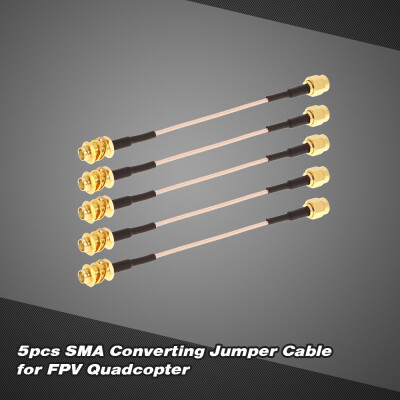 

5pcs SMA 58G FPV Antenna Extension Cord Converting Jumper Cable for QAV250 215 220 Racing Drone Quadcopter