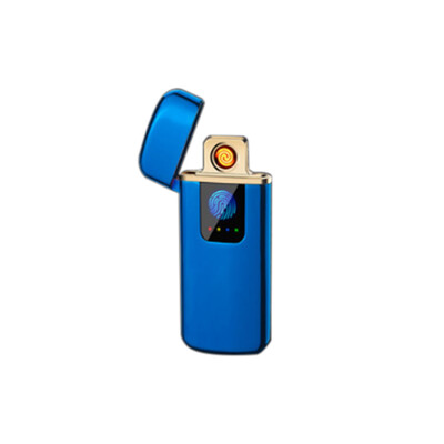 

USB Electric Dual Arc Flameless Torch Rechargeable Windproof Cigarette Lightering Intelligent Sensor Switch Battery Display