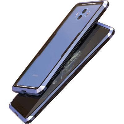 

Luxury Bumper sFor Huawei Mate 10 Pro Case With Transparent Glass Cover Phone Frame Cover sFor coque Huawei Mate 10 Case 10PRO