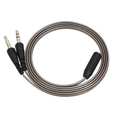 

35mm Audio Y Splitter Cable 1 Female to 2 Male Converter Earphone Microphone Cord Adapter for Headphone to Desktop Laptop PC