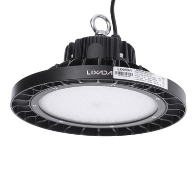 

Lixada 200W 22000-24000LM Ultra Bright IP66 Water Resistant LED High Bay Lamp Industrial Light for Factory Workshop Warehouse Exhi