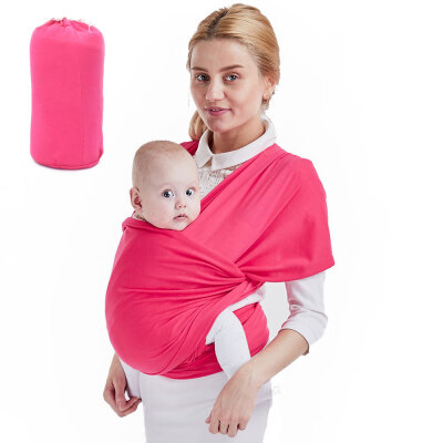 

Baby Wrap Carrier Stretchy Baby Sling Infant Carrier Nursing Cover For Infant Toddler Up to33 lbs Baby Shower Gift Rose