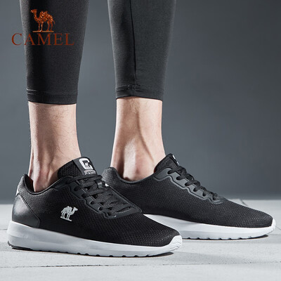 

Camel CAMEL sneakers for men&women couples running shoes student fashion casual shoes lightweight breathable running shoes A912600045 male models black white 43