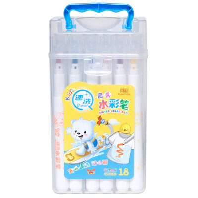 

TRUECOLOR 18 color wash watercolor brush painting pen color pen student children graffiti color pen portable barrels cool series WM2190