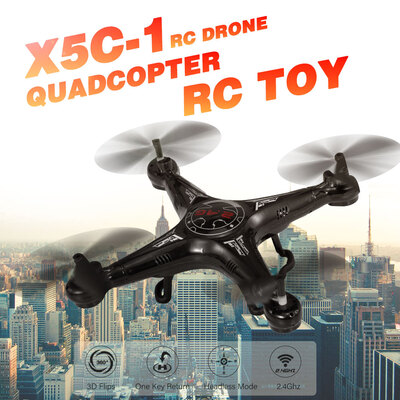 

X5C-1 24GHz 720P Camera One Key Return RC Drone Quadcopter RC Toy RTF for Kids Beginners