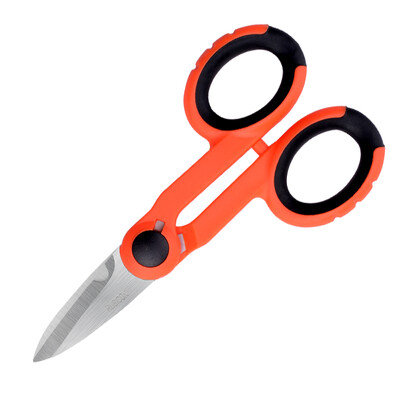 

Robin Hood RUBICON RCZ-527 Imported electrician multi-purpose scissors fiber scissors Kevlar scissors serrated scissors can cut iron copper aluminum wire 140mm