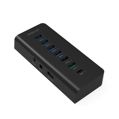 

dodocool 7-Port Hub with 4 Data Transfer USB 30 Ports&3 Charging Ports for Charging QC 30 USB-A USB-C Enabled Devices 60