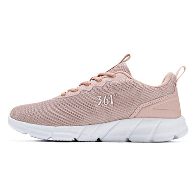 

361 degrees womens shoes sports shoes 2018 new breathable shock absorption cherry blossom pink casual running shoes 681832280-2 pink rose 361 degrees white 40