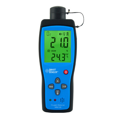 

Xima oxygen detector oxygen O2 concentration detector handheld air oxygen content tester oxygen meter sound&light alarm AR8100