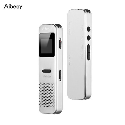 

Aibecy Voice Activated Recorder Digital Voice Recorder MP3 Music Player with Loudspeaker for Meetings Lectures