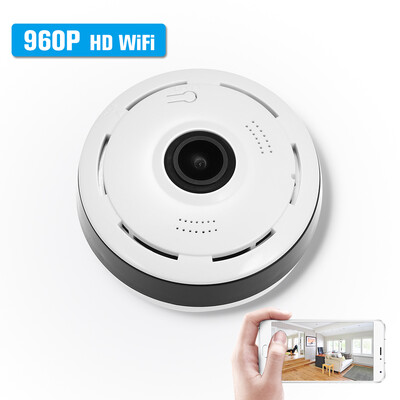 

Wireless 960P1280960 Mini Panoramic Fish Eye WIFI 360 Degree Camera 13MP IP Camera IR Lamp Night Vision IR-CUT Support for And