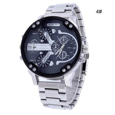 

Hot Mens Fashion Luxury Watch Stainless Steel Sport Analog Quartz Wristwatches