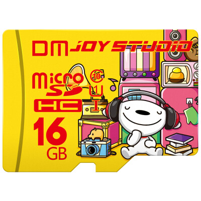 

Jingdong JOY joint name Damai DM 16GB TF MicroSD memory card C10 joint version mobile phone driving recorder monitor high speed memory card