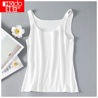 

Red beans 2019 spring&summer new womens camisole modal sexy seamless inside wearing loose loose bottoming underwear white 16590