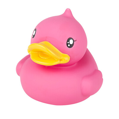 

BDuck Baby Little Yellow Duck Pink Floating Duck Baby Baby Bathroom Bathing Water Toy
