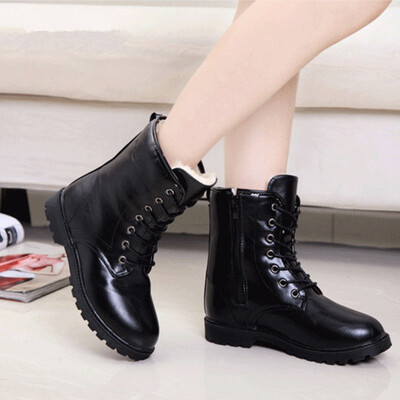 

2018 New Children Snow Boots Fashion Kids Boys Girls Martin Boots Winter Child Wool Warm Boots Size 27-37