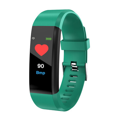 

ID115plus Smart Bracelet 096inch TFT Screen 90mAh Heart Rate Blood Pressure Monitoring Calorie Fitness IP67 Waterproof BT Alarm