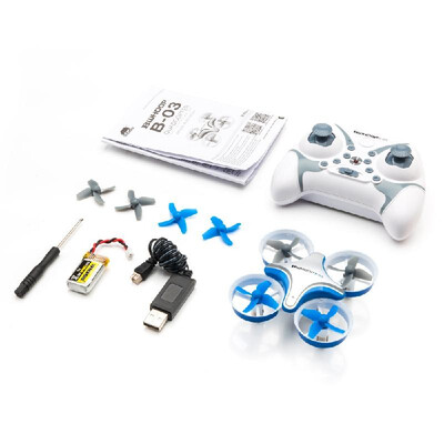

BoldClash BWHOOP B03 Altitude Hold 716 53500rpm37 V Motor EDF RC Quadcopter 260mAh 37V