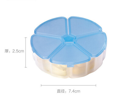 

Portable mini medicine box packing box household daily necessities