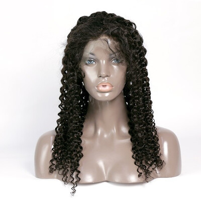 

130 Density Full Lace Wig Italian Curly 100 Human Hair