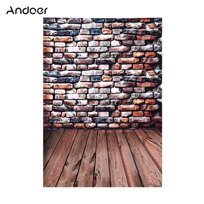 

Andoer 2 3m66 98ft Large Photography Backdrop Background Brick Wooden Floor Pattern for Baby Newborn Children Teen Adult Ph