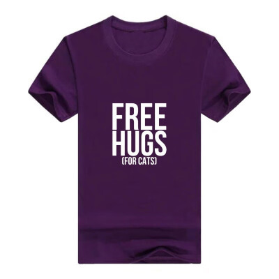 

Free Hugs For Cats Mens Printed T-Shirt