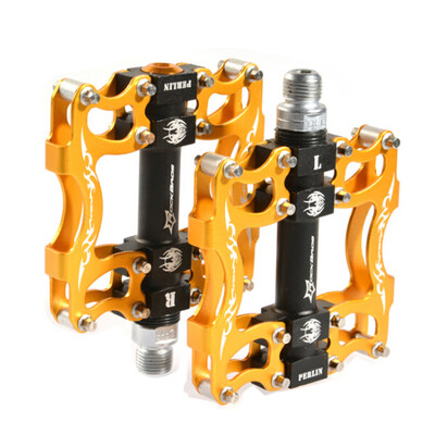 

RockBros Ultralight Aluminum Alloy Bike Bicycle Pedals Platform Cycling Bearing Mountain Bike Pedal Anti-skid Foot Multi-colors Tr