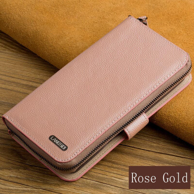 

Leather flip phone case for iphone 6 6s 7 8 Plus X Xs Max calf leather lychee texture protection clutch case for 6p 7p 8p Xr case