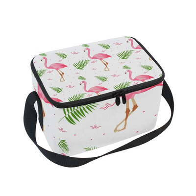 

ALAZA Lunch Box Insulated Swan Summer Lunch Bag Large Cooler Tote Bag for Men Women