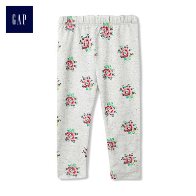 

GAP flagship store childrens clothing baby girl childrens basic soft terry cloth printing leggings 123684 printing 18-24M