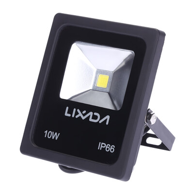

Lixada 30W LED Super Bright Light Outdoor Security Floodlight 75W HPS Bulb Equivalent Water-resistant IP66 Daylight White 6000K 24