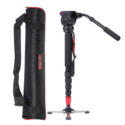 

JY0506 Professional Aluminum Alloy Monopod with Fluid Head for ILDC DSLR Camera Camcorder DV Pocket Camera Max Load Capacity 4kg
