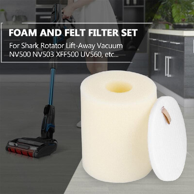 

4 Pack Foam&Felt Filter for Shark Rotator Lift-Away Vacuum NV500 NV503 XFF500 UV560