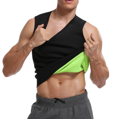 

SLIMBELLE Sauna vest for man neoprene sweat vest weight lose sweat tank top fat burner vest thermo vest no zip