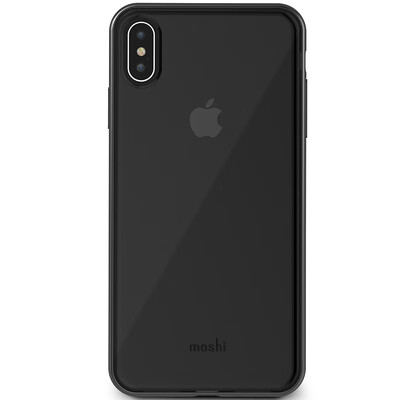 

Moshi Moss Apple New iPhone XR Mobile Shell Cover 61 Inch All-inclusive Drop Transparent Soft Shell Bright Edge Shell Vitros Black