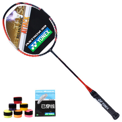 

YONEX Yonex badminton racket yy day axe 39 sun orange AX39 men&women full carbon attack single shot