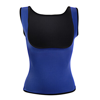 

SLIMBELLE Women Neoprene Sauna Sweat Waist Trainer Vest with Zipper for Weight Loss Gym Workout Body Shaper Tank Top Shirt