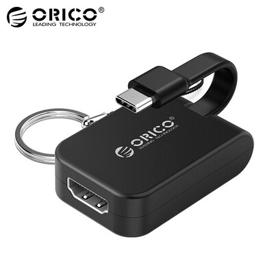

ORICO Type-c adapter to Mini DP video converter USB-C data cable Type-c to Mini DP portable black XC-114