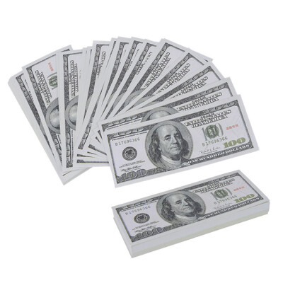 

50PCS Dollar Bill Souvenir Banknote Commemorative Banknotes Realistic Fake Play Money With U  Characteristics Real Looking Double