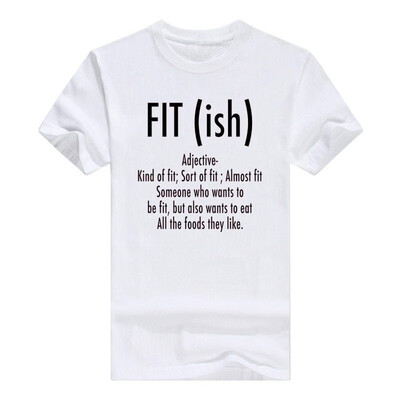 

Fit ish Word Definition - Funny Workout Fitness Men Cotton T-Shirt