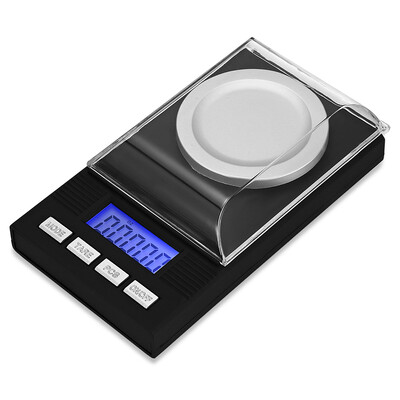 

50g 0001g Digital Milligram Gram High Precision Pocket Scale Weight Measurement Tool with LCD Display for Laboratory
