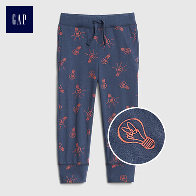 

GAP flagship store male&female PTF PRNT PNT442430 deep navy blue 2YRS