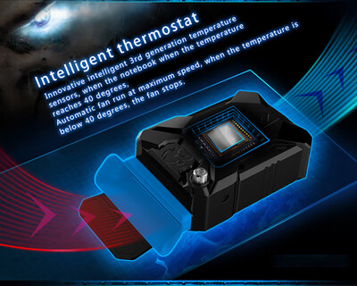 

COOLCOLD K27 Portable Notebook Laptop Cooler USB Air Extracting Cooling Vacuum Fan Radiator