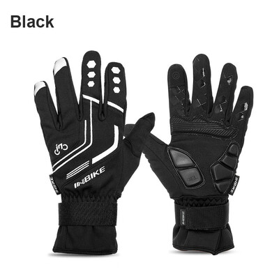 

INBIKE 2019 Winter Cycling Gloves Gel Padded Thermal Full Finger Bike Bicycle Gloves Touch Screen Windproof Women Mens Gloves