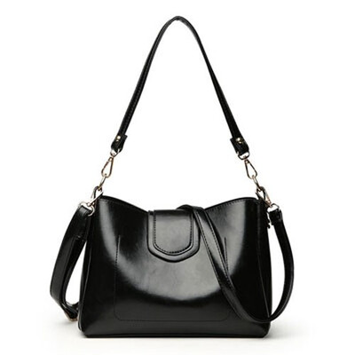 

High Quality Leather Women Bag Bucket Shoulder Bags Solid Big Women Handbag Set Large Capacity Tote Bolsas Feminina Famous Brand