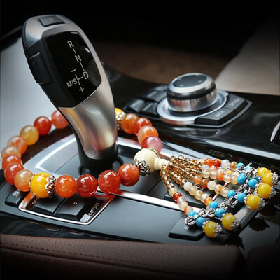

Car jewelry car pendant Buddha beads gear beads inside the pendant dragon patterns stone agate beads pendant