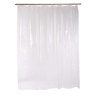 

UpperX Mildew Resistant Shower Curtain Liners Unique Design PEVA Bathroom Curtains with Hooks Anti-Bacterial