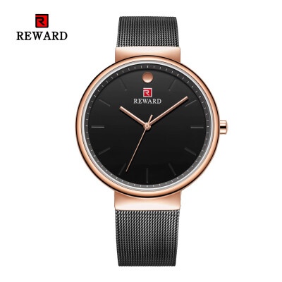 

REWARD RD63062M Mens Steel Belt Waterproof Ultra-thin Business Quartz Watch