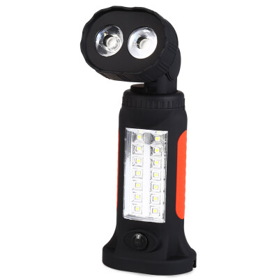 

14 SMD 2 LEDs Multi-function Work Light Universal Rotary Outdoor Flashlight with Magnetic Stand Hook